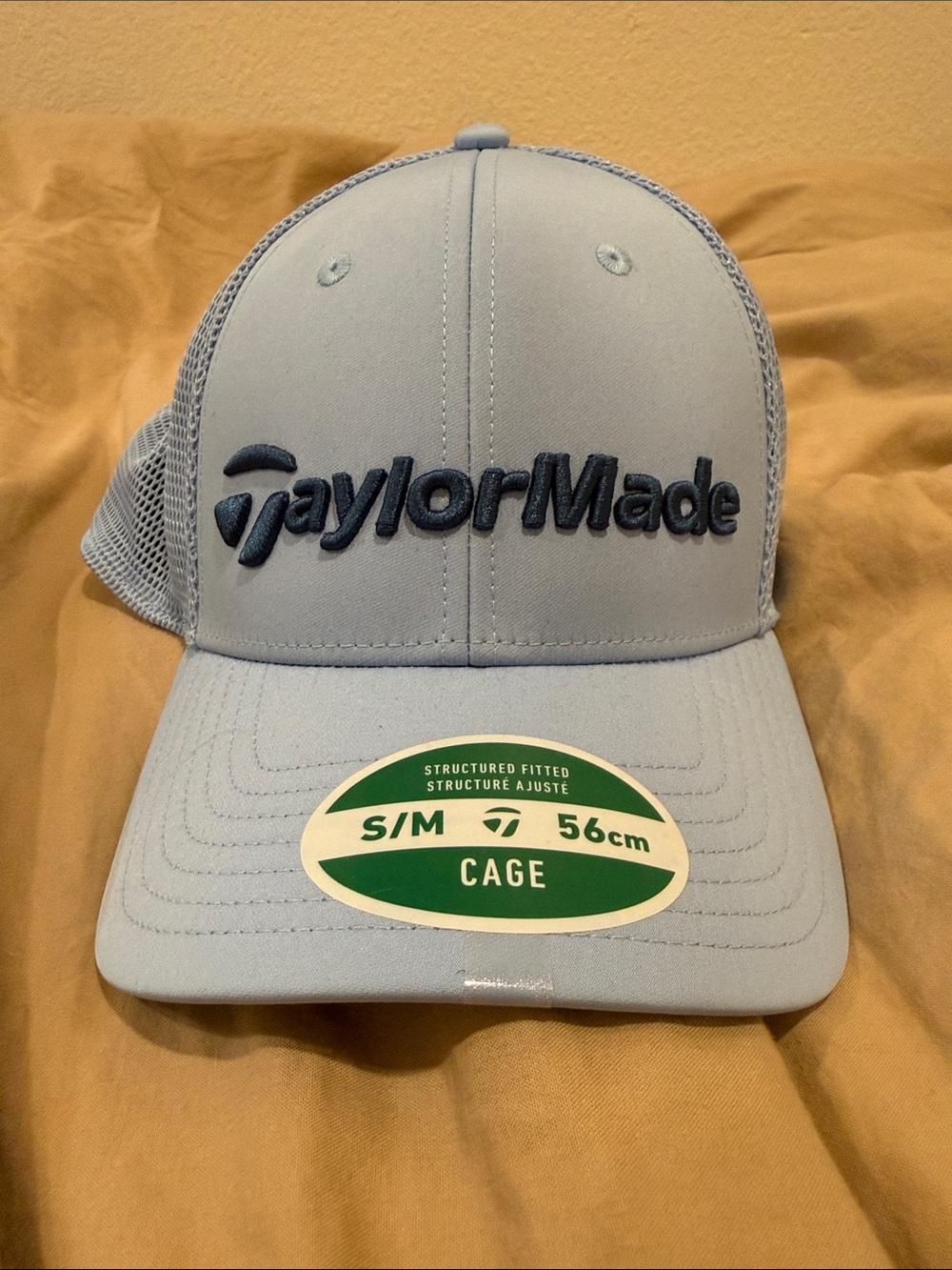 TaylorMade Light Blue Mesh Back Cap with Navy Logo